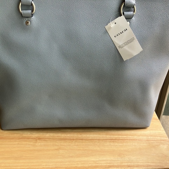 Coach Gorgeous Baby Blue leather tote! - Picture 5 of 6
